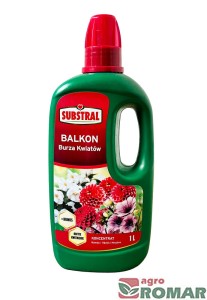 Nawóz płynny do kwiatów balkonowych Burza Kwiatów 1l Substral