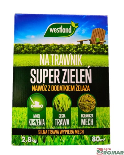 Nawóz do trawnika Super Zieleń 2,8 kg Westland