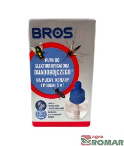 Uzupełnienie do elektrofumigatora  (na muchy, komary i mrówki) 30 ml Bros 