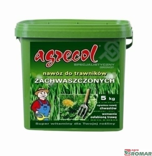 Nawóż do trawników zachwaszczonych 5kg Agrecol