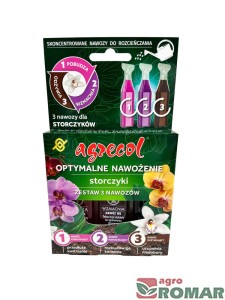 Zestaw 3 nawozów do storczyków 3 x 30 ml Agrecol