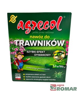 Nawóz do trawników Szybki Efekt Dywanowy 1,2 kg Agrecol