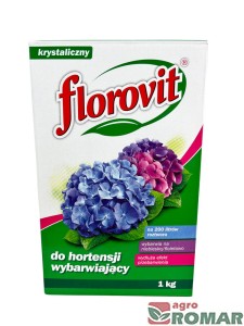 Wybarwiający nawóz do hortensji Florovit karton 1kg