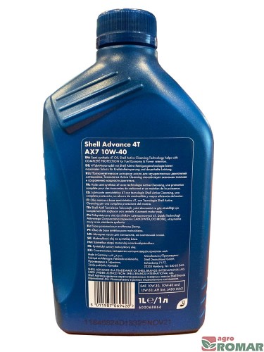 Olej do Junaka Shell 10W40