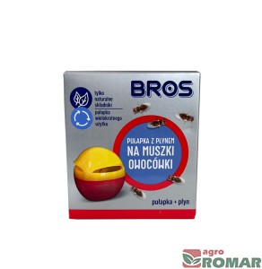 Pułapka z płynem na muszki owocówki Bros Wysoka Skuteczność!