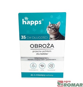 Obroża dla kotów przeciw pchłom Happs