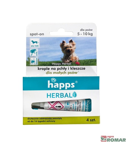 Krople-na-pchły-i-kleszcze-dla-małych-psów-4-szt-Happs