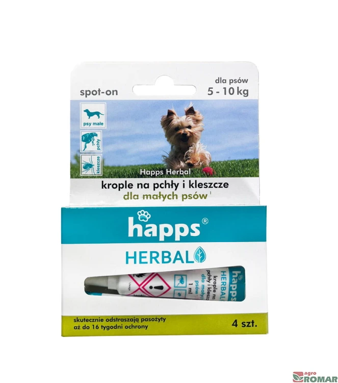 Krople-na-pchły-i-kleszcze-dla-małych-psów-4-szt-Happs