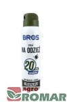 Spray na odzież (odstrasza i zabija kleszcze) 90ml Bros