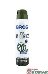 Spray na odzież (odstrasza i zabija kleszcze) 90ml Bros
