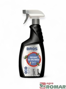 Preparat do śmietników 2w1 na muchy i larwy Bros 500ml