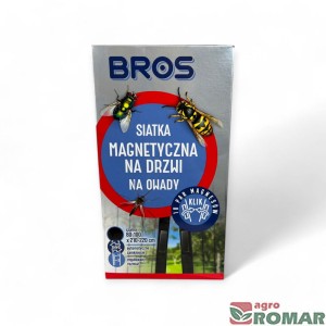 Siatka magnetyczna na drzwi na owady czarna moskitiera Bros