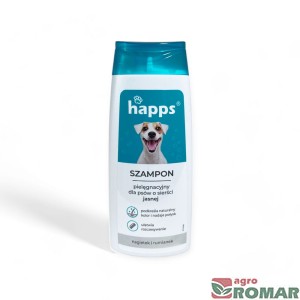 Szampon pielęgnacyjny dla psów o sierści jasnej Happs 200 ml