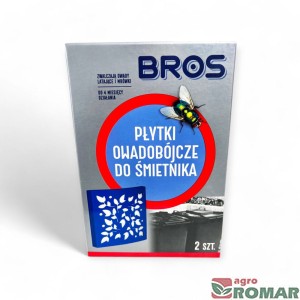 Płytki owadobójcze do śmietników 2szt. Bros