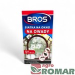 Siatka na okno na owady biała 130x150 cm Bros