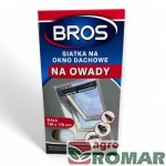 Siatka na okno dachowe na owady biała 120 x 170 cm Bros