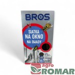 Siatka na okno na owady czarna 130x150 cm Bros