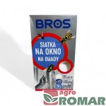 Siatka na okno na owady biała 150x180 cm Bros