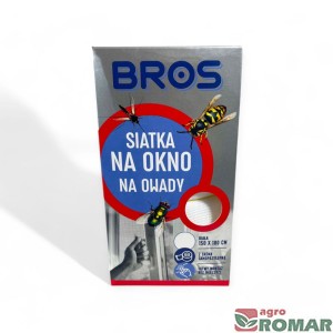 Siatka na okno na owady biała 150x180 cm Bros