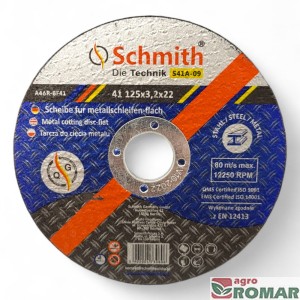 Tarcza do cięcia metalu 125x3,2 Schmith