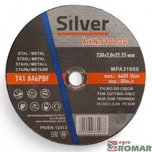 Tarcza do cięcia metalu Silver 230x2.0 MPA31055