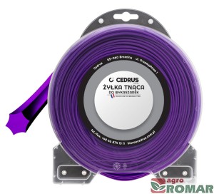 Żyłka tnąca 3.0 55m Cedrus gwiazdka fiolet