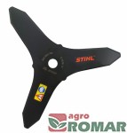 Nóż do wycinania zarośli 300 (trójząb), otwór 20mm