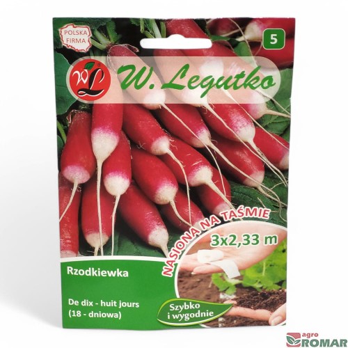 Rzodkiewka de dix huit jours 18-dniowa taśma.jpg