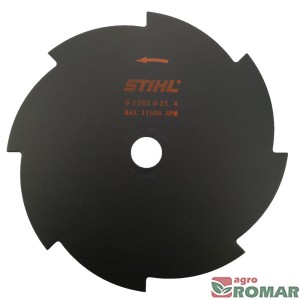 Tarcza do cięcia trawy 230-8, otwór 25,4mm