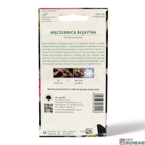 Nasiona męczennicy błękitnej 0,2 g W. Legutko(2)