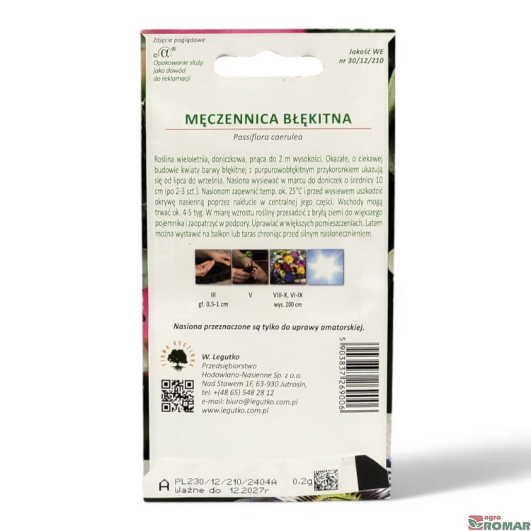 Nasiona męczennicy błękitnej 0,2 g W. Legutko(2)