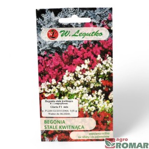 Begonia stale kwitnąca Gloria F1 mix 0,01g W.Legutko