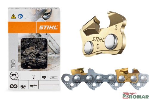 Łańcuch PD3 3/8"P 1,3mm 55DL DURO widiowy STIHL MS180-MS251