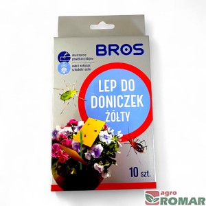 Lep do doniczek żółty Bros 10 szt.