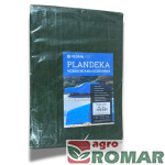 Plandeka zielona mocna 6 x 10 m Megran 90 g/m2