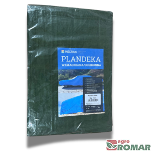 Plandeka zielona mocna 6 x 10 m Megran 90 g/m2