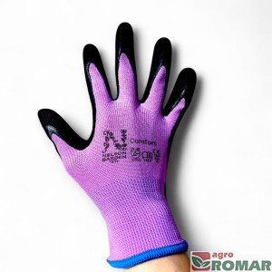 Rękawice Comfort fioletowe roz. 6 Nelson Garden