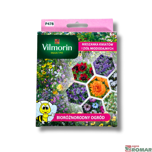 Mieszanka kwiatów i ziół Bioróżnorodny ogród Vilmorin 100g.png