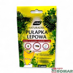 Żółte pułapki lepowe na szkodniki (ziemiórki) 12 szt. Westland Natura