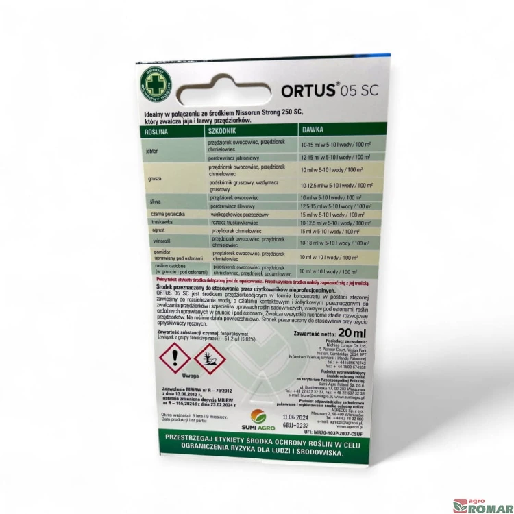 Ortus 05 SC Agrecol 20 ml etykieta.jpg