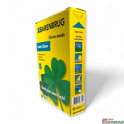 Mikrokoniczyna na trawnik Lawn Clover Barenbrug 0,5 kg bok.jpg