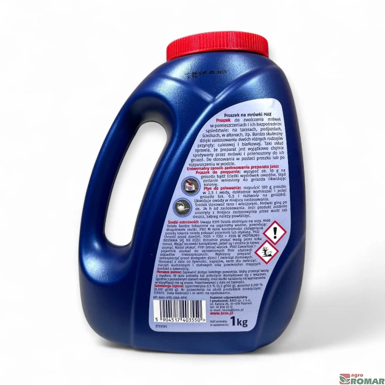 Proszek na mrówki MAX 100 g Bros etykieta.jpg