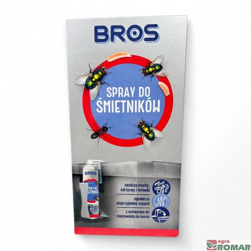Spray do śmietników Bros 400 ml + stelaż