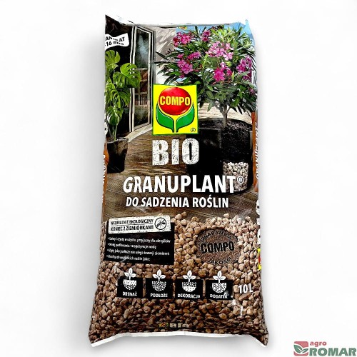 Ziemia Granuplant BIO do sadzenia (8-16mm) Compo 10 l