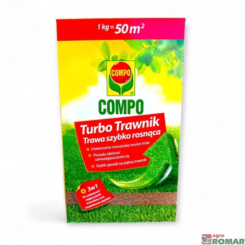 Trawa szybko rosnąca Turbo Trawnik Compo 1 kg