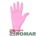 Rękawice nitrylowe pink M opakowanie 100 szt