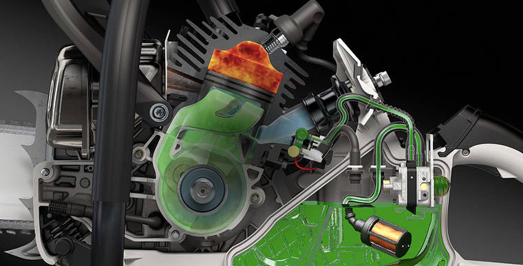 Jak działa elektronicznie regulowany układ wtrysku paliwa w pilarce spalinowej STIHL MS500i