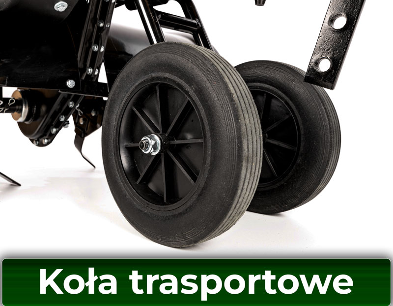 Koła transportowe w glebogryzarce Cedrus GL01