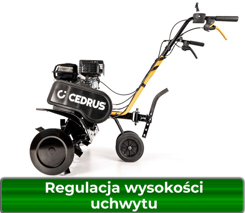 Regulacja wysokości uchwytu prowadzącego w Cedrus GL01
