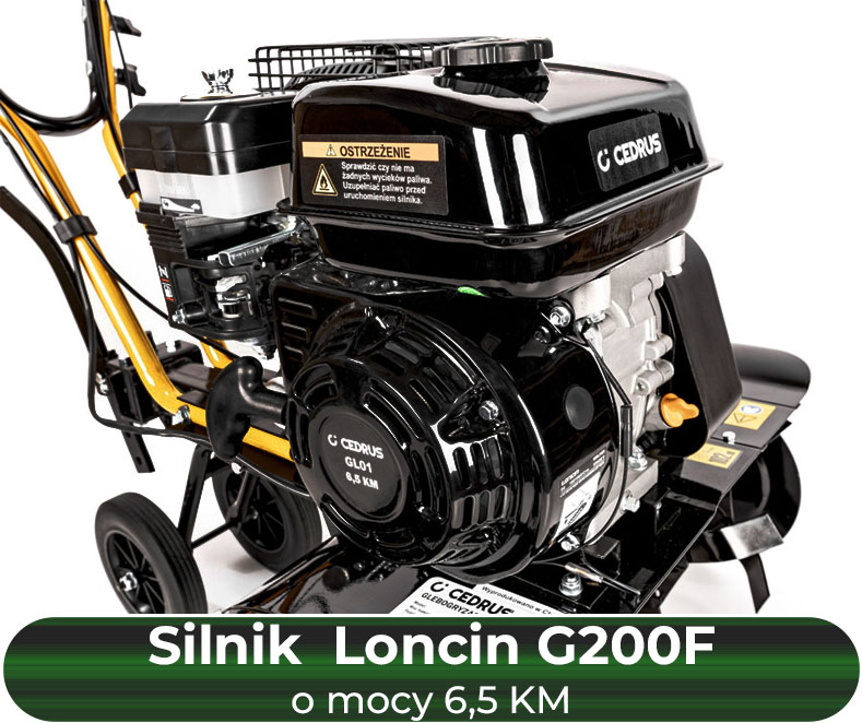 Silnik Loncin G200F o mocy 6,5 KM